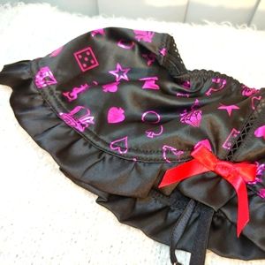 Victoria Secret NWT Lady Luck Garter Belt Size L